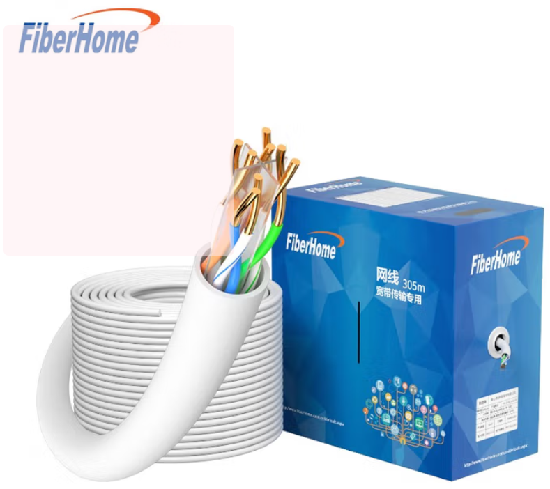 烽火（FiberHome）六类非屏蔽低烟无卤0.57±0.01mm 灰色305m