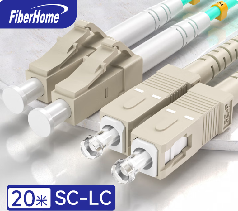 烽火（FiberHome）SC-LC/OM3万兆光纤跳线多模双芯OM3