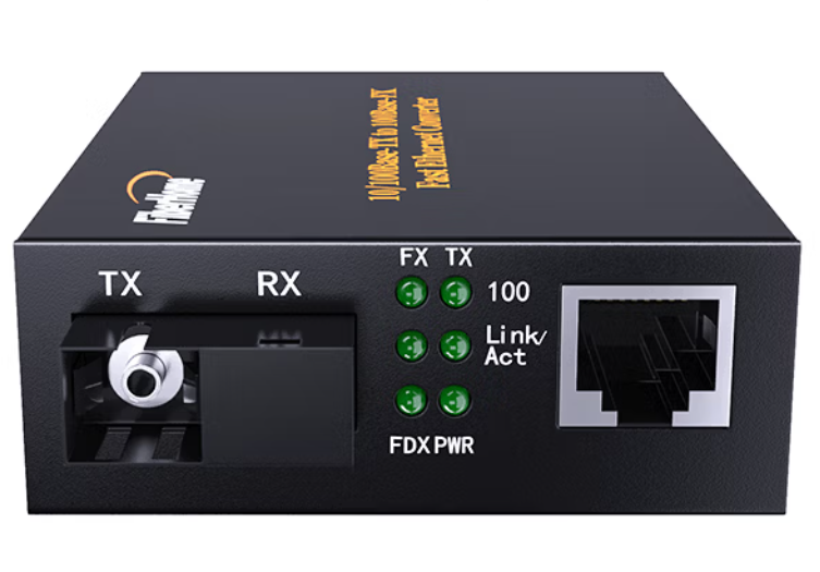 百兆单模单纤光纤收发器