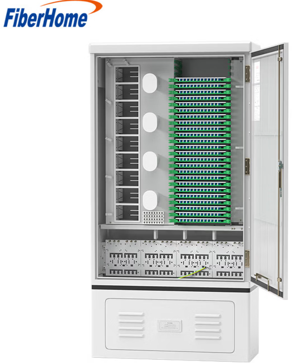 烽火（FiberHome）144口288芯单面开门 LC满配 光交箱光缆/室外配线柜ODF配线架机柜